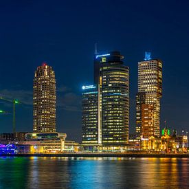 Panorama Rotterdam Wilhelminapier  by Evert Buitendijk