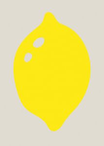 TW living - modern summer lemon art - ONE