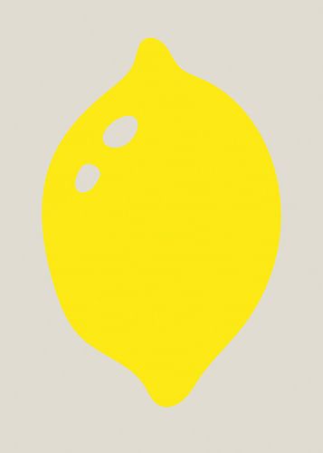 TW living - modern summer lemon art - ONE