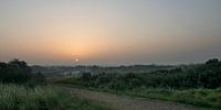 Zonsopgang boven Zeeuws-Vlaanderen (1)