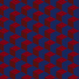 Motif géométrique rétro des années 70 n° 4 sur Dina Dankers