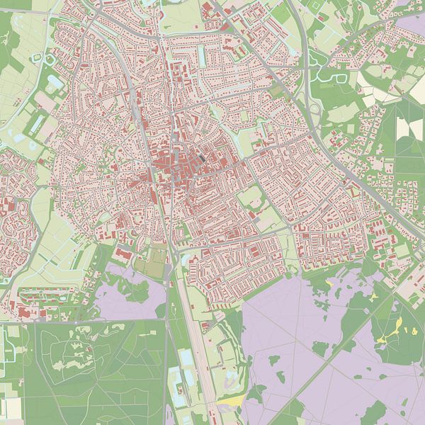 Carte de Bussum par Rebel Ontwerp