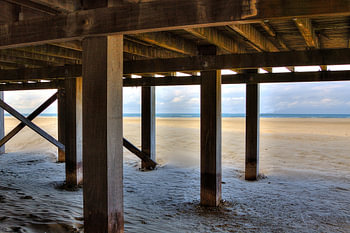 Onder het Strandpaviljoen