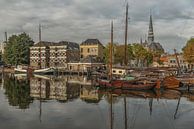 Stadsgezicht Museumhaven Gouda van Renate Oskam thumbnail