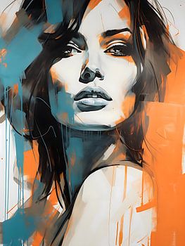 Schönes Frauenporträt