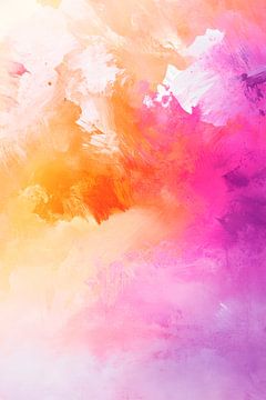 Kleurrijke aquareltextuur op de achtergrond