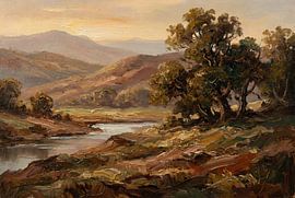 Stille in der Landschaft von Levi Schreuder