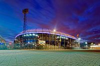 De Kuip met mooie wolken lucht