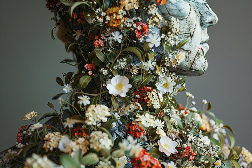 art with flowers by Egon Zitter