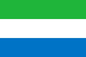 Vlag Sierra Leone van de-nue-pic