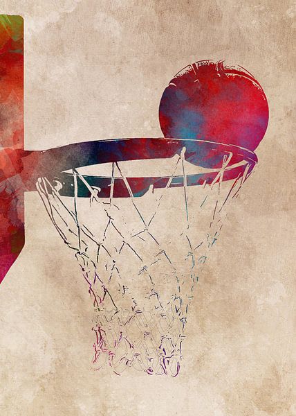 Basketball 2 Sport Kunst #Basketball von JBJart Justyna Jaszke