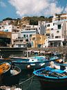 Bateaux de pêche dans le port de Sant'Angelo sur l'île italienne d'Ischia par Michiel Dros Aperçu