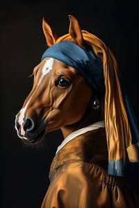 Das Pferd mit dem Perlenohrring - Vermeer