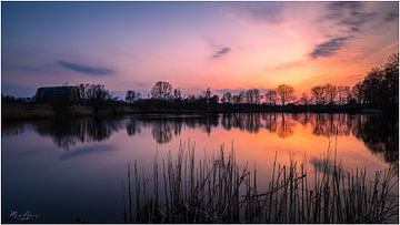 Abendstimmung  Stimmung am See von Marita Autering