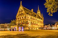 Stadhuis Gouda achteraanzicht van Michael van der Burg thumbnail