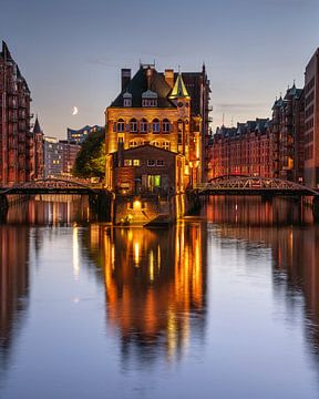 Speicherstadt, Hanzestad Hamburg, Duitsland van Alexander Ludwig