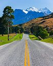 Der Weg nach Glenorchy, Neuseeland von Henk Meijer Photography Miniaturansicht