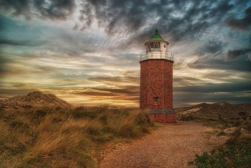 Sylt - Evening at the lighthouse by Sabine Wagner