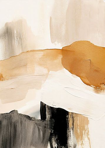 Harmonie dans les tons de terre et le noir