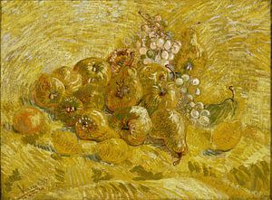 Stillleben mit Quitten, Zitronen, Birnen und Trauben - Vincent van Gogh