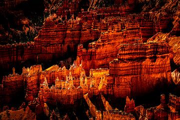 Landschaft zauberhafte Hoodoos Amphitheater im Bryce Canyon Nationalpark Utah USA von Dieter Walther
