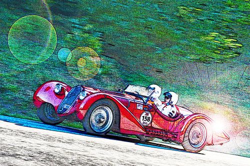 Alfa Romeo 6C 2500 SS ART Photo on the mountain - Eggberg Klassik 2019 -