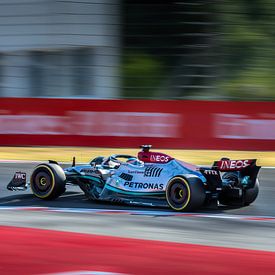 Russel - Mercedes F1 Hongarije van Patrick Rodink