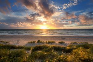 Lever de soleil sur la mer Baltique sur Steffen Gierok