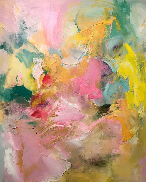 Abstract Shimmering Summer Dreams by Maarten Knops