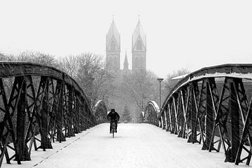 Winter in Freiburg van Patrick Lohmüller