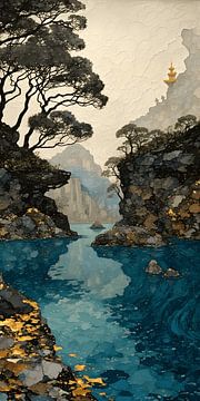 Japans landschap van Jolique Arte