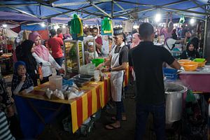 Nachtmarkt in Kuala Dungun (Malaysia)