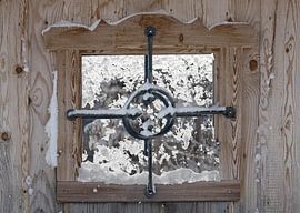 A winter wooden window by Christa Kramer
