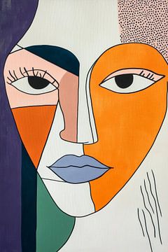 Coloured contours of the soul by Poster Art Shop