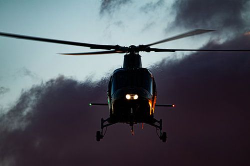 Agusta A109 at twilight