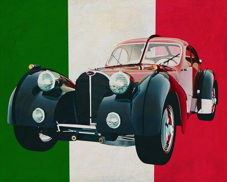 Bugatti Atlantic Italiaans ontwerp op zijn best van Jan Keteleer