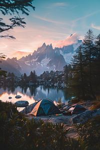 Camping in der Wildnis
