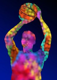 Basketball in pop art