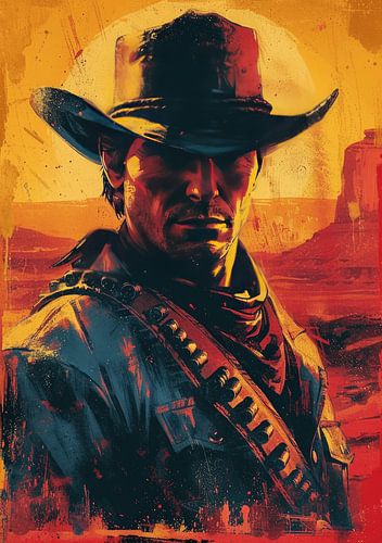 Cowboy Pop Art Western Wilde Westen