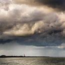 Cloudy sky over Den Helder by Keesnan Dogger Fotografie thumbnail
