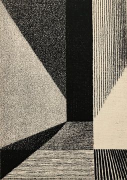 Geometrische abstractie: vierkant en lijnen