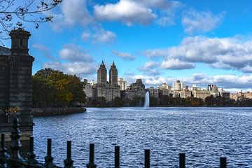 NY Central Park, view to Upper West Side van Jeanette van Starkenburg