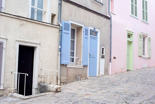 Street facade in French town