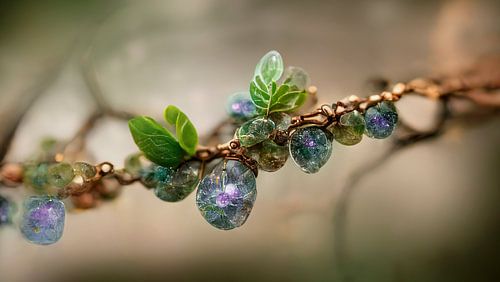 Opal bead branch - RLZM