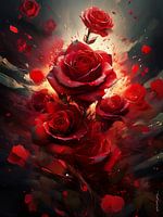Exploderende rozen