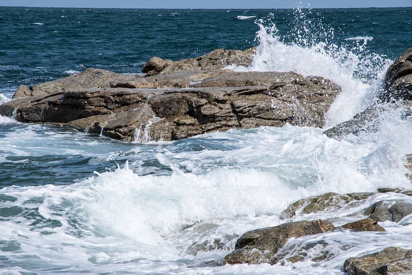 Die zerklüftete Küste der Normandie von Annelies Martinot