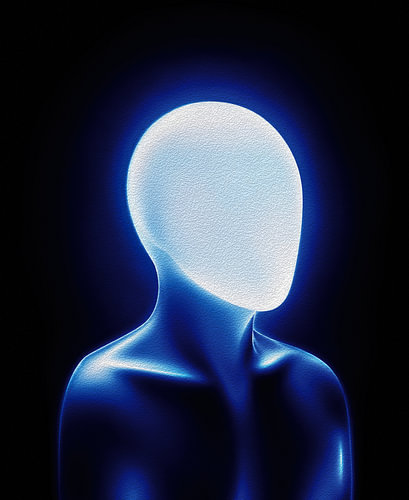 Faceless Glow – Portrait d'identité virtuelle