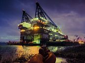 Thialf Kraan Schip. Haven van Rotterdam van Art By Dominic thumbnail