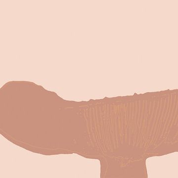 Kinoko - Grafikdruck Pilz von notARTificial
