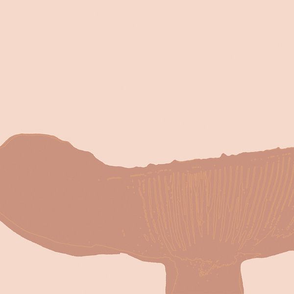 Kinoko - Grafikdruck Pilz von Buro JEB ~ Studio NotARTificial
